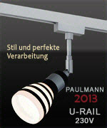 URail Schienensysteme 230V NEUHEIT 2013 - Wohlfühllicht und Energie-Effizienz für jeden Wohnraum. Das elegante, zierliche U-Rail Schienensystem wird durch unterschiedliche Designs allen Beleuchtungsansprüchen gerecht URail Schienensysteme 230V NEUHEIT 2013 - Wohlfühllicht und Energie-Effizienz für jeden Wohnraum. Das elegante, zierliche U-Rail Schienensystem wird durch unterschiedliche Designs allen Beleuchtungsansprüchen gerecht