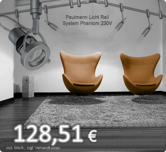 Phantom 230V ist das flexible Schienensystem ohne Grenzen fuer individuelle Lichtl�sungen
