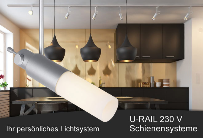 U-Rail 230V Schienensysteme
