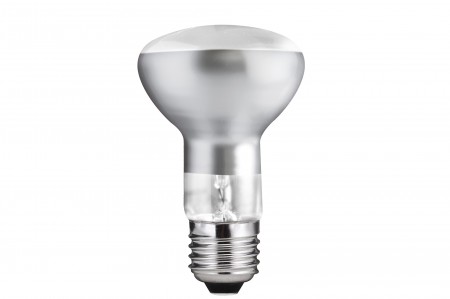 R63 Halogen 42W E27 Silber