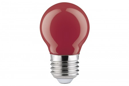 LED Tropfen 0,6W E27 Rot