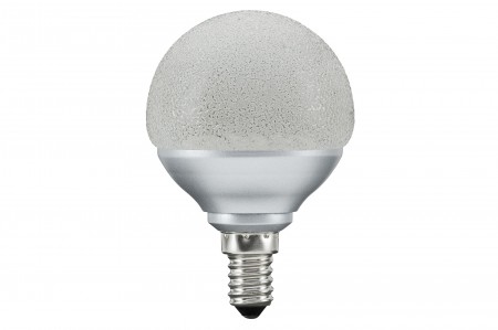 LED Miniglobe 60 1x2,3W E14 Eiskristall
