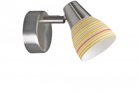 Spotlights Maranta 1x40W G9 Nickel satiniert/Orange 230V