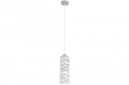 Paulmann Living Sibari Pendelleuchte max.1x60W E14 Nickel sat/Opal-Braun 230V