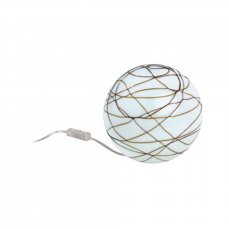 Paulmann Living Giba Tischleuchte max.1x25W E14 Nickel sat/Opal-Braun 230V