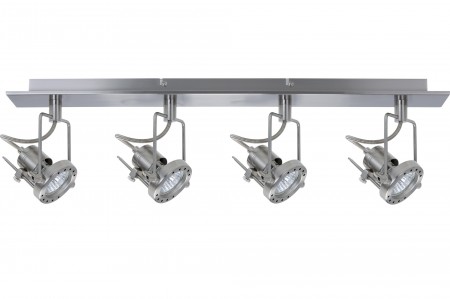 Spotlights Techno 4x50W GU10 Eisen geb�rstet 230V