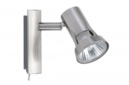 Spotlights Teja Balken 50W GU10 Wei� 230V Nickel / Satiniert