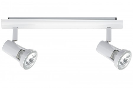Spotlights Teja Balken 2x50W GU10 Wei� 230V Alu/Glas