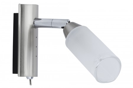 Spotlights Astrid Balken 40W G9 Nickel satiniert 230V Alu/Glas
