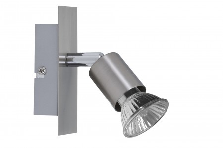 Spotlights Georgia Strahler 50W GU10 Eisen geb�rstet 230V Alu/Glas