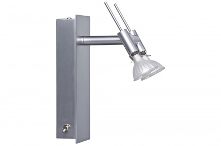 Spotlights Ginger Balken 1x(2x20W) GU4 Chrom matt 230/12V