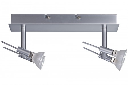 Spotlights Ginger Balken 2x(2x20W) GU4 Chrom matt 230/12V