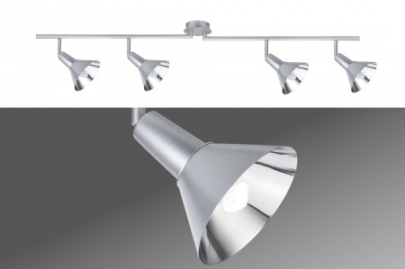 Spotlights Energy ESL Balken 4x9W E14 Chrom matt 230V Metall