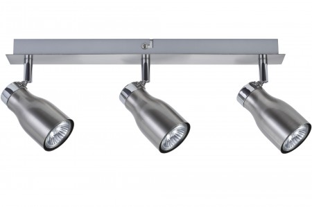 Spotlights Tinka Balken 3x50W GU10 Nickel geb�rstet 230V Metall