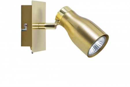 Spotlights Tinka Balken 1x50W GU10 Messing geb�rstet 230V Metall