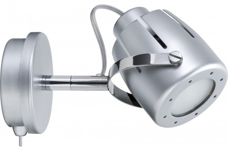 Spotlights Mega Balken 1x11W GU10 Chrom matt 230V Metall