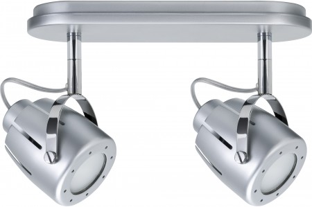 Spotlights Mega Balken 2x11W GU10 Chrom matt 230V Metall