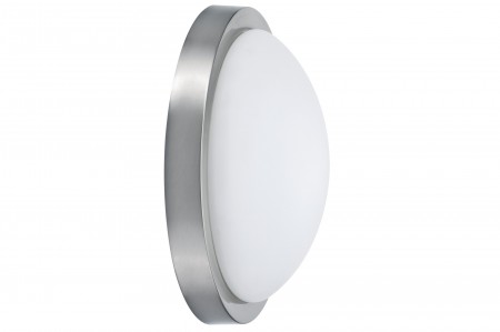 WallCeiling Dopp 2x15W E27 320mm Eisen geb�rstet/Opal