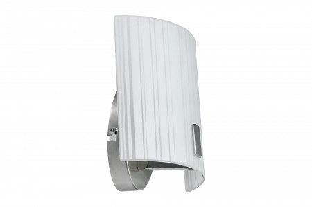  WallCeiling Fluxor WL 9W E14 170x225mm Nickel matt / Wei�