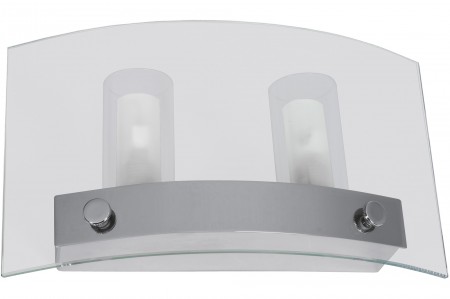 Paulmann Living Falesco Wandleuchte 2x40W G9 Chrom/Klar 230V Metall/Glas