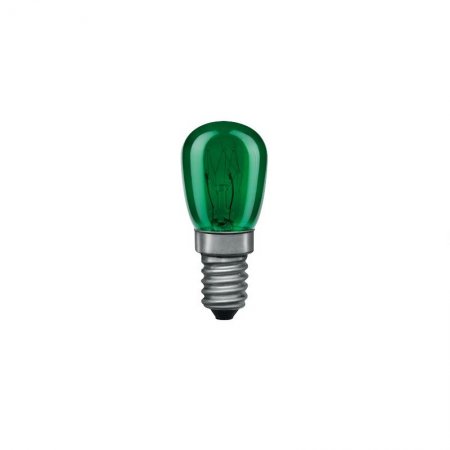 Birnenlampe 15W E14 60mm 25mm Gr�n