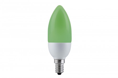 ESL Kerze Color 5W=25W E14 40mm Gr�n