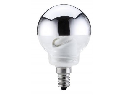 ESL Globe 60 7W E14 Kopfspiegel Silber