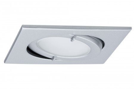 Paulmann  M�bel EBL IP44 Quadro schwenk. max.20W 12V G4 Chrom matt/Stahlblech/Glas