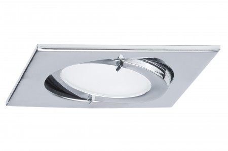 Paulmann  M�bel EBL Set IP44 Quadro schwenkbar 3x20W 60VA 230/12V G4 Chrom/Stahl/Glas