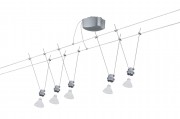 Wire DecoSystems Basis 105 5x20W GU5,3 Chrom matt 230/12V 105VA Metall - Wire DecoSystems Basissystem 105     F�r...