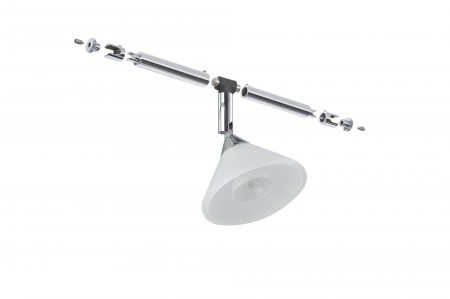 Wi & Ra System 2Easy Spot Colmar 5x20W GU4 Chrom/Satin 12V Metall/Glas