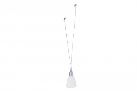 Wi & Ra System CombiEasy Pendel Bolo 1x20W G4 Titan/Opal 12V Metall/Glas
