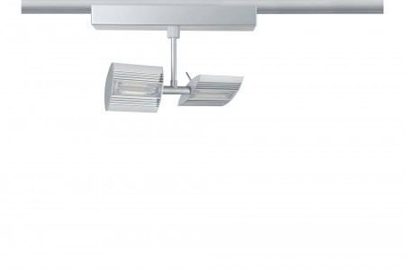 Paulmann URail System Light&Easy Spot Linear Power LED 2x6W Chrom matt 230V Metall