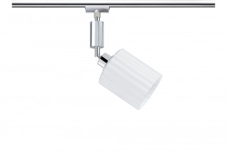 Paulmann URail System LED Spot Zyli 1x3W Chrom/Wei� 230V/12V Metall/Glas