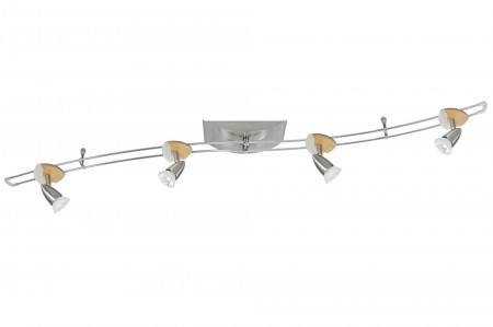 Paulmann Hip Cannes 150 4x35W GU5,3 Eisen geb/Holz 230/12V 150VA