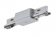 Paulmann U-Rail System Schienen Verbinder Chrom matt 230V - U-Rail     Linien Verbinder fuer...