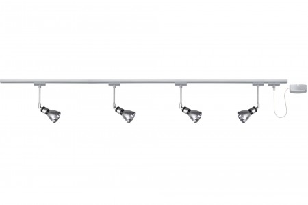 Paulmann U-Rail System Set Amfortas 4x40W Chrom matt/Alu 230V