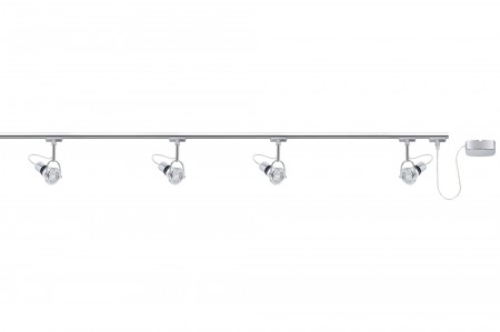 Paulmann Leuchten URail System Set Ring ESL 4x11W GU10 Chrom 230V Metall
