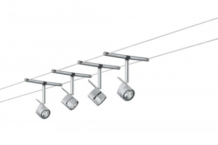 Wire System MiniPower 150 4x35W GU4 Chrom matt 230/12V 150VA Metall
