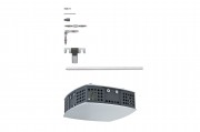 Paulmann Spice Basissystem 300 Chrom matt 230/12V 300VA Metall - Rail System Light&Easy Spice Basissystem 300 Watt  ...