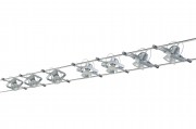 Wire System Mac II 150 7x20W GU5,3 Chrom matt 230/12V 150VA Metall - Wire System Mac II 150    Farbe:...