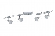 Paulmann Sheela S 150 4x35W GU5,3 Chrom matt/Opal 230/12V 150VA - Rail System Spice Sheela S 150   Schienensysteme...