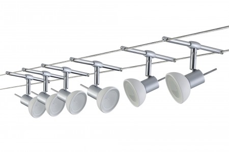 Wire System Sheela 210 6x35W GU5,3 Chrom matt/Opal 230/12V 210VA Metall/Glas