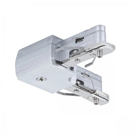 URail System Light&Easy L-Verbinder starr Chrom matt  230V Metall