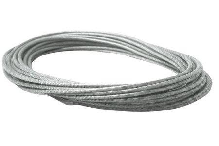 8m Wire System Sicherheits-Spannseil isoliert 6qmm Klar