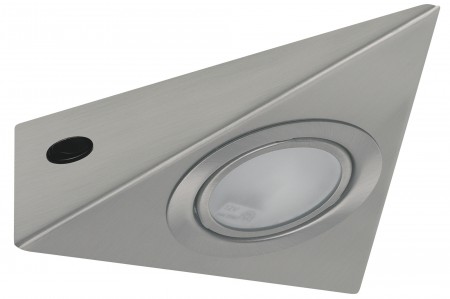 M�bel ABL Set 3eck. 3x20W 60VA 230/12V G4 Eisen geb�rstet Metall/Glas