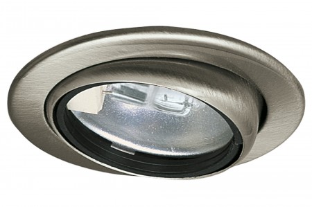 M�bel EBL Set schwenkbar 3x20W 70VA 230/12V G4 69mm Eisen geb�rstet/Stahlblech/Glas