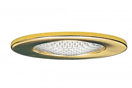 M�bel EBL Schutzglas strukturiert max.20W 12V G4 66mm Gold/Stahlblech/Glas