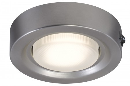 M�bel ABL Set rund ESL Disc 3x6W 230V GX53 75mm Eisen geb�rstet/Metall