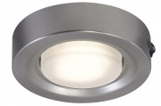 M�bel ABL Set rund ESL Disc 3x6W 230V GX53 75mm Eisen geb�rstet/Metall - Micro Line ESL Einbauleuchten.   ...